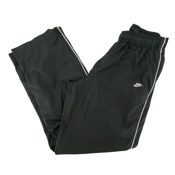Nike Vintage Women's Track Pants, Mesh Lined, White Stripe, Ankle Zip, Sz Medium - Picture 1 of 7
